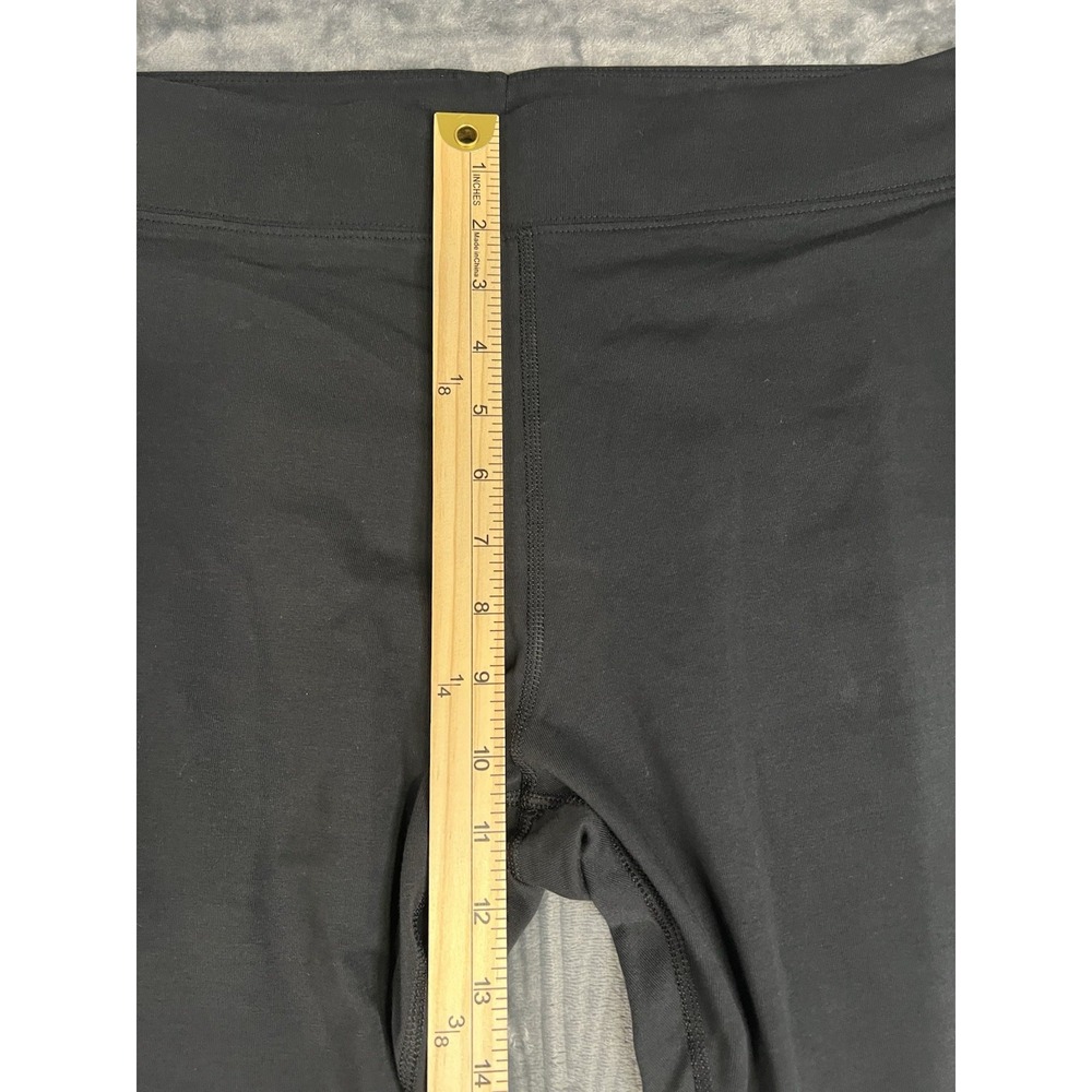 Nike Sportswear Women Ankle Leggings Black/White Logo XL Elastic Waist Stretch - Picture 11 of 15